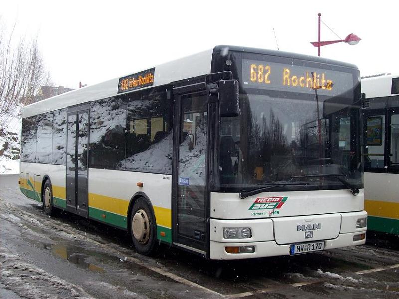 MAN/Gppel NM 223.2 - MW R 170 - (Wagen 1703) - in Mittweida, Busbahnhof