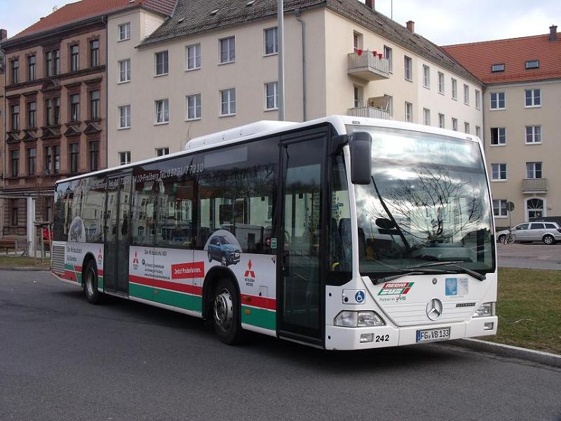MB 0 530  - FG VB 133 - (Wagen 242) - in Freiberg, Busbahnhof